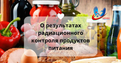 О результатах радиационного контроля продуктов питания